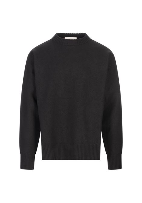 Maglione Oversize In Lana Peso Medio Nero JIL SANDER | J21GP0003-J14603001